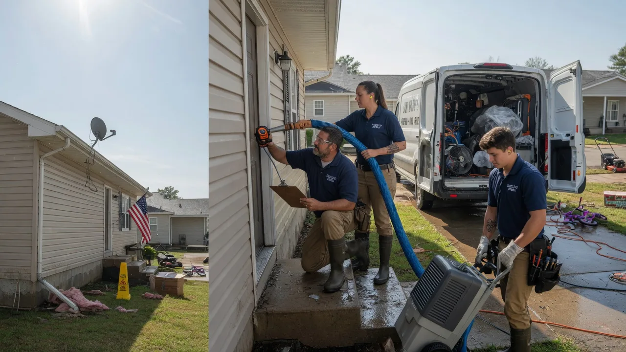 Ceiling Water Damage Restoration in Louisburg, NC near me